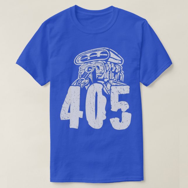 Camiseta Street Outlaw 405 OKC, corridas de arrasto (Frente do Design)