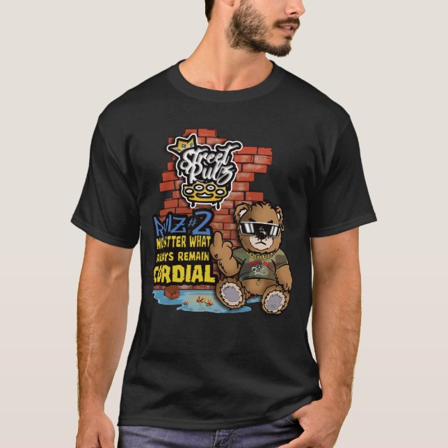 Camiseta Street Rulz #2 o Urso está de Volta (Frente)