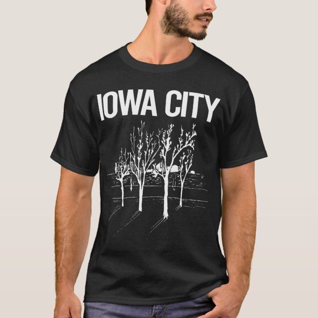 Camiseta Street Trees Iowa City (Frente)