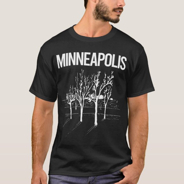 Camiseta Street Trees Minneapolis (Frente)