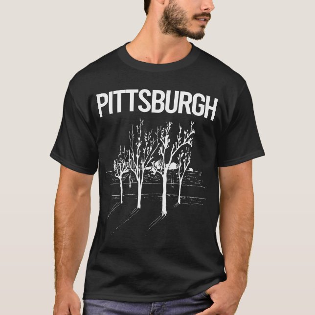Camiseta Street Trees Pittsburgh (Frente)