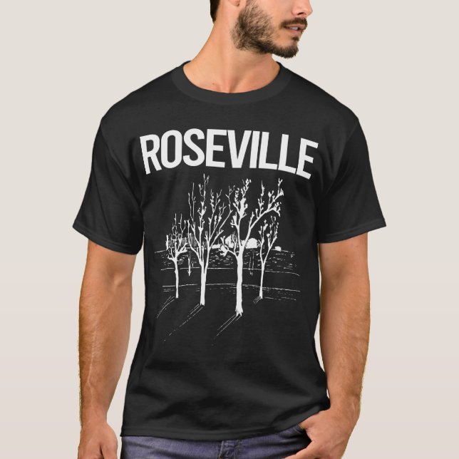 Camiseta Street Trees Roseville (Frente)