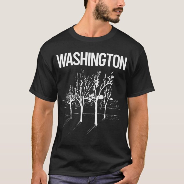 Camiseta Street Trees Washington (Frente)
