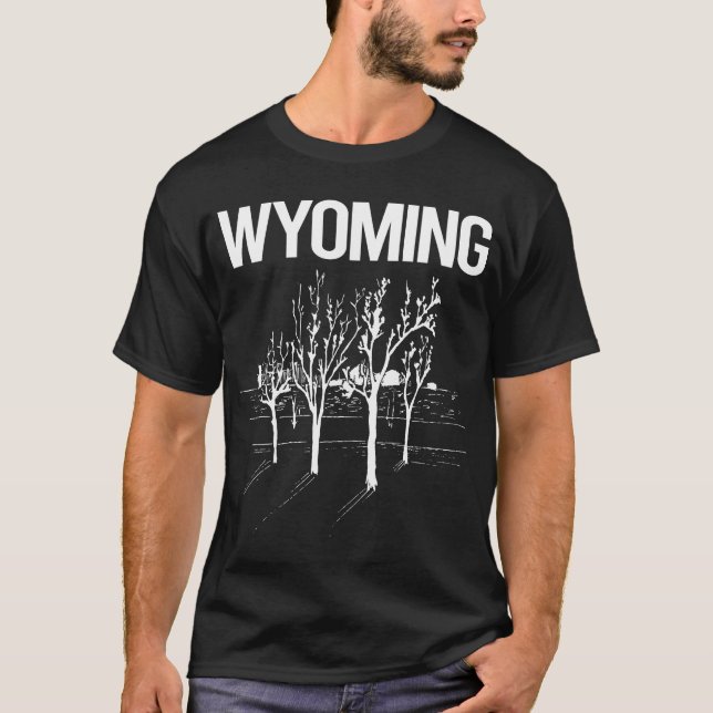 Camiseta Street Trees Wyoming (Frente)