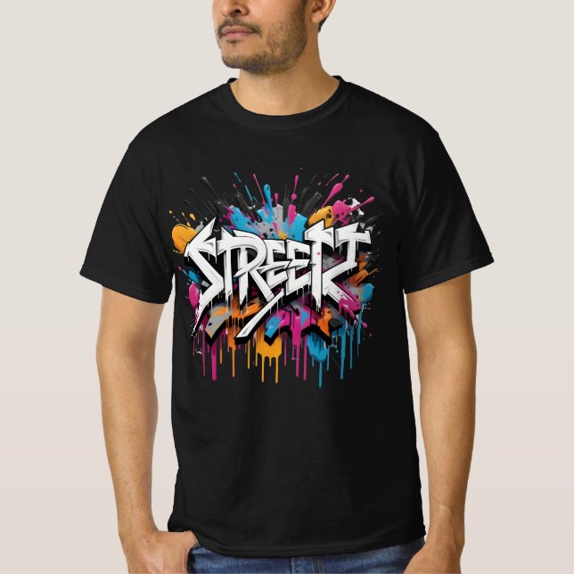 Camiseta Streett Splashart Graffiti (Frente)