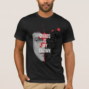 Camiseta Streetwear Chaos Is My Crown – Rosto Divi