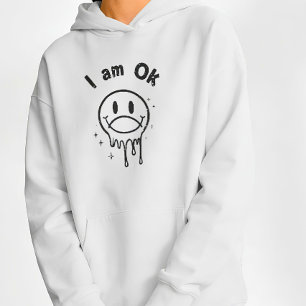 Camiseta Streetwear com Rosto Sorridente Derretido