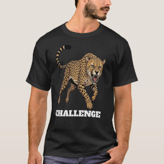 Camiseta Streetwear de Guepardo Rugindo Feroz