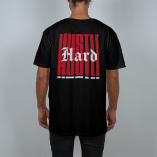 Camiseta Streetwear de Tipografia Motivacional do Duro Hust