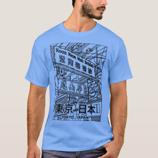 Camiseta Streetwear estéticos japoneses Tokyo Japan Street