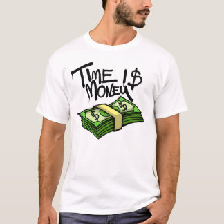 Camiseta streetwear Tempo é Dinheiro