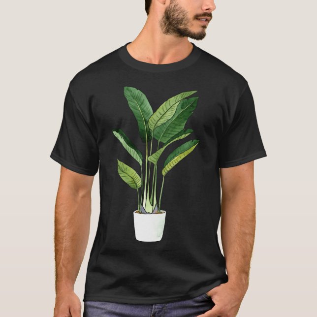 Camiseta Strelitzia Bird Reginae - Paradise Crane House Pla (Frente)