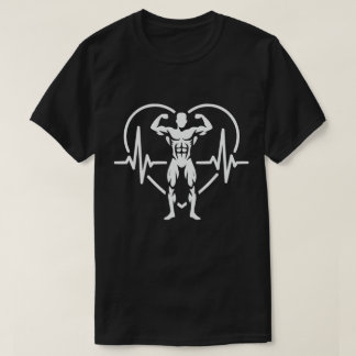 Camiseta Strength Heartbeat Gym Motivation