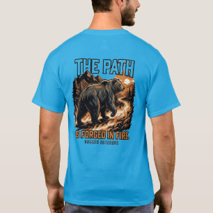 Camiseta StrengthIs Earned Bear  O Caminho É Forja