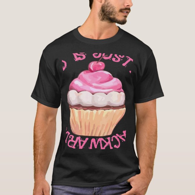 Camiseta Stressed Is Just Desserts Backwards  Cupcake (Frente)