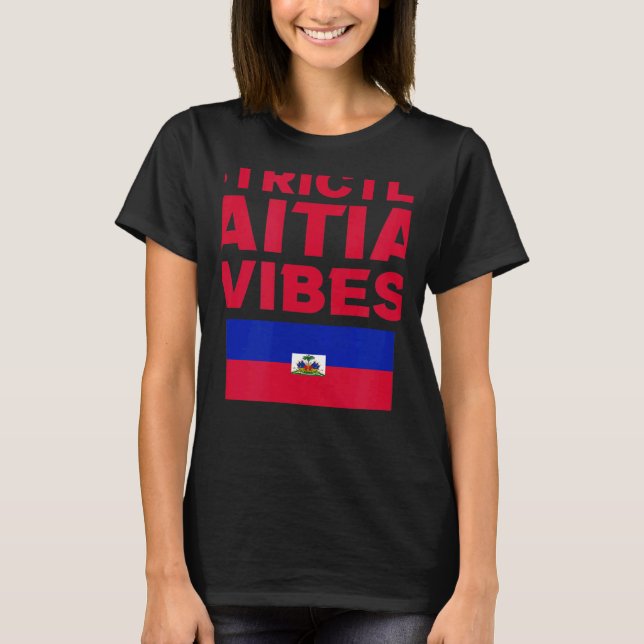 Camiseta Strictly Haitian Vibes Haiti West Indian Day Carni (Frente)