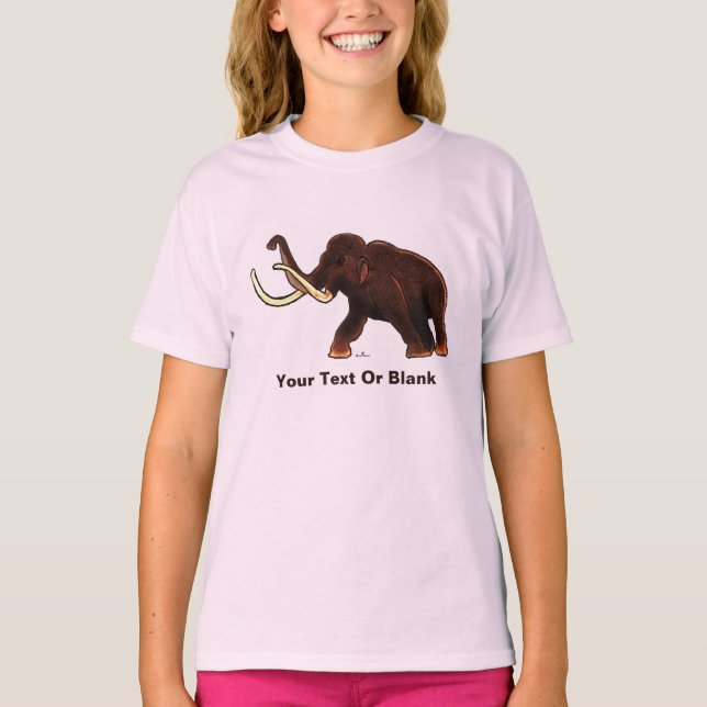 Camiseta Striding Wooly Mammoth (Frente)