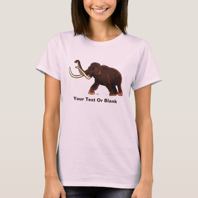 Camiseta Striding Wooly Mammoth (Frente)
