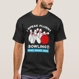 Camiseta Strie Spare Beer Bowler Bola de boliche Engraçado 