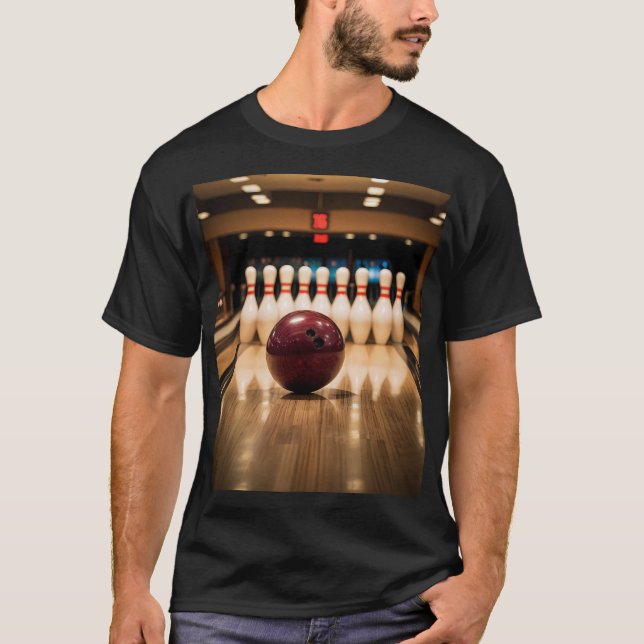 Camiseta Strike de Boliche. (Frente)