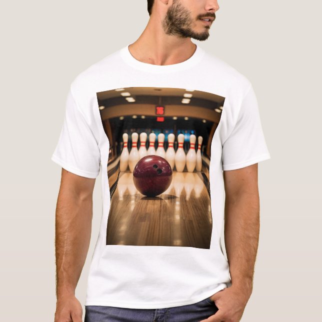 Camiseta Strike de Boliche. (Frente)