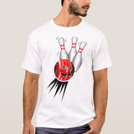 Camiseta Strike de Boliche.