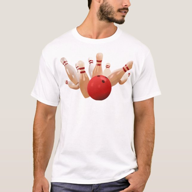 Camiseta Strike de Boliche. (Frente)