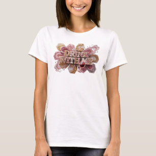 Camiseta Striking Pink DRINK WITH ME Statement