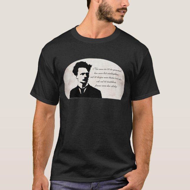 Camiseta Strindberg citat, 20 (Frente)