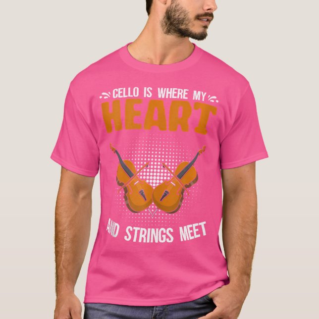 Camiseta String Meets Cellist Player Orchestra Musician Cel (Frente)