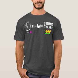 Camiseta String Theory  Funny Cat Science Quantum Physics