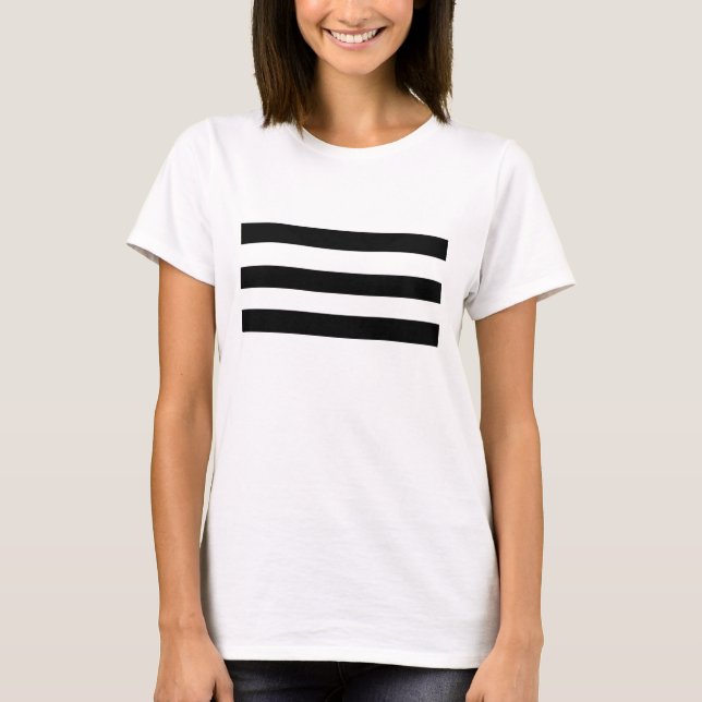 Camiseta Stripes Negras (Frente)