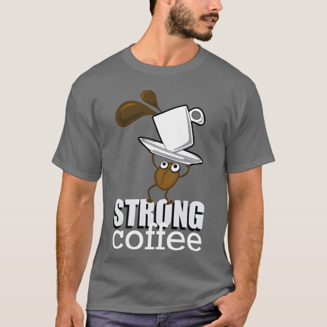 Camiseta Strong Coffee family (Frente)