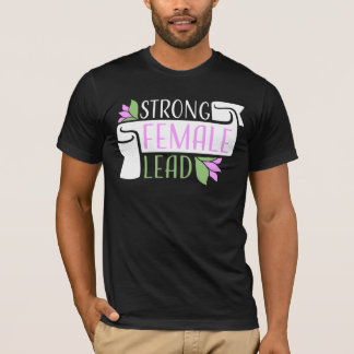 Camiseta Strong Female Lead Feminist Empowerment Quote Logo