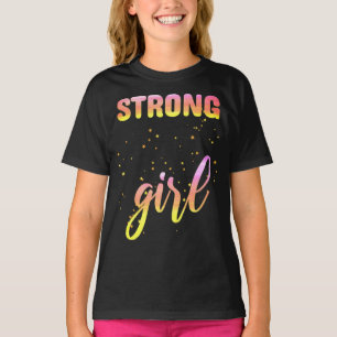 Camiseta Strong Girl Pastel Star