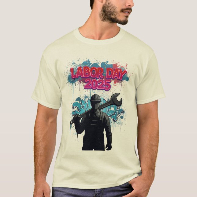 Camiseta Strong Labor – Patriotic & Professional Spirit (Frente)