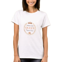 Strong Mom Queen Gold Crown Floral Design