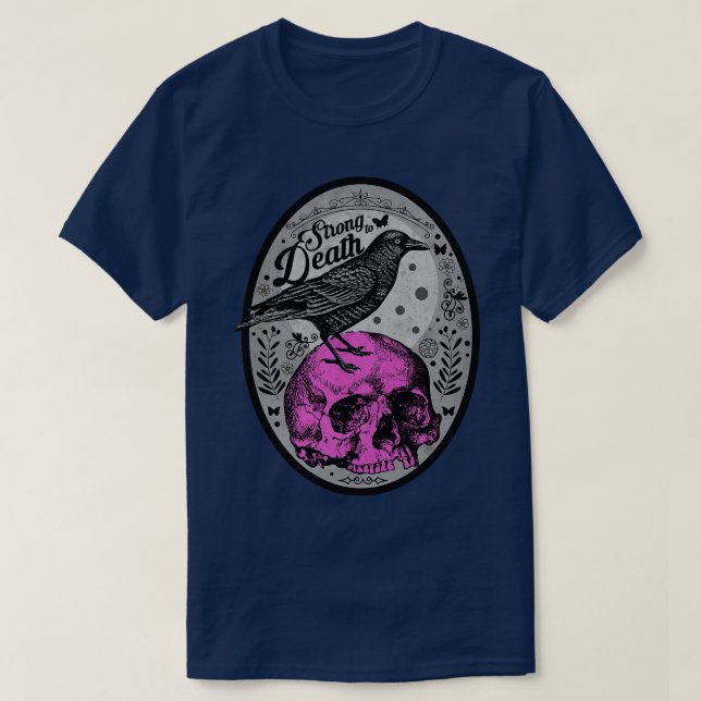 Camiseta Strong to Death Raven (Frente do Design)