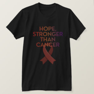 Camiseta Stronger Than Cancer – Detalhe de Impress