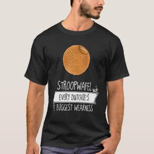 Camiseta Stroopwafel A maior fraqueza de cada holandês