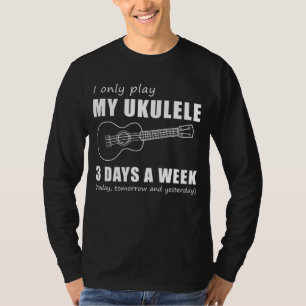 Camiseta Strum and Chuckle - Eu Só Toco Meu Ukulele 3 Dias