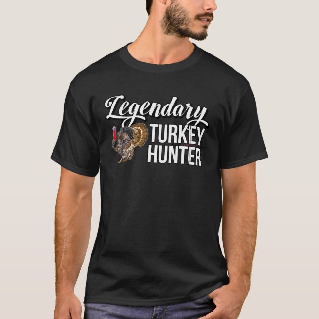 Camiseta Strut Your Stuff with Turkey Hunting Impressão by  (Frente)