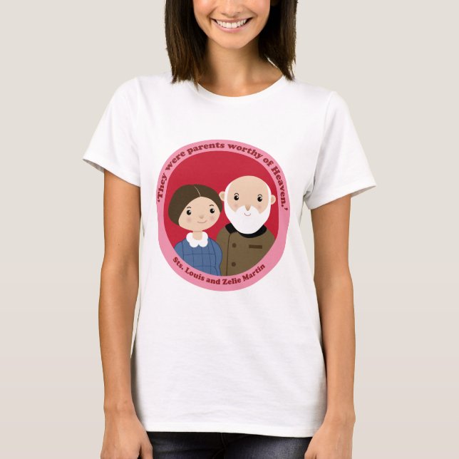 Camiseta Sts. Louis e Zelie Martin (Frente)