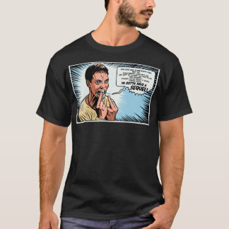 Camiseta Stu Macher Scream Movie Comic Adaption Panel Art C