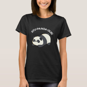 Camiseta Stu-panda Funny Panda Pun Dark BG