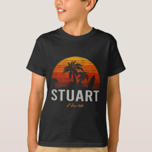 Camiseta Stuart Flórida Retro Surfista Praia Vintage