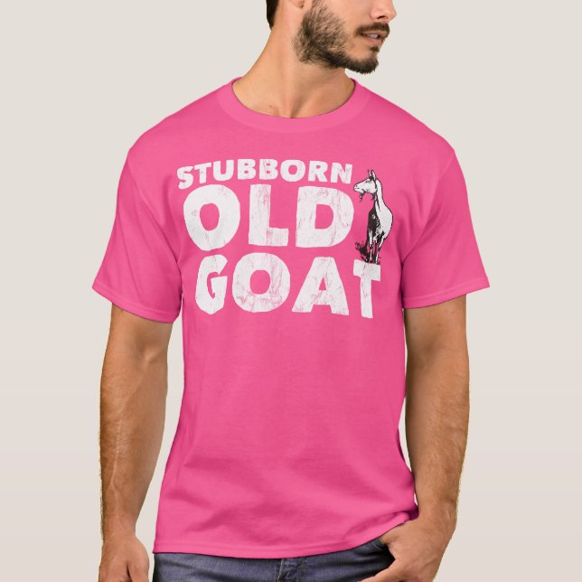 Camiseta Stubborn Old Goat (Frente)