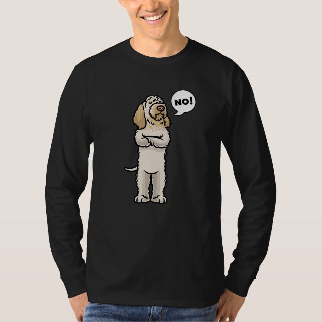 Camiseta Stubborn Spinone Italiano Dog (Frente)