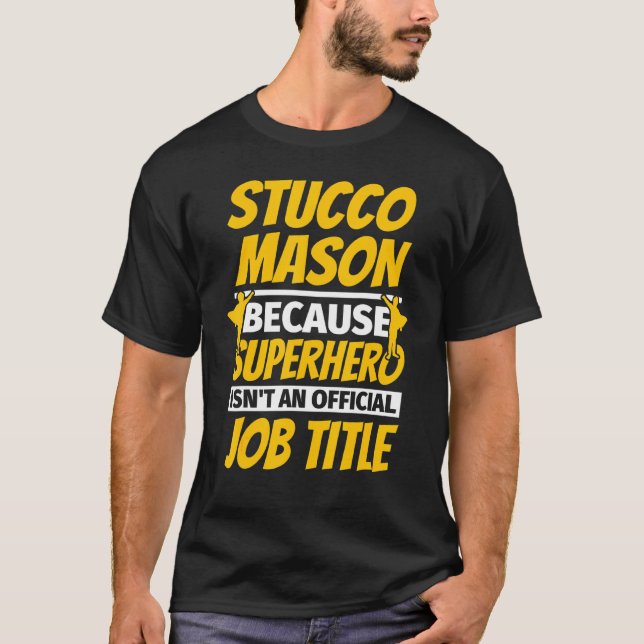 Camiseta Stucco Mason Humor (Frente)