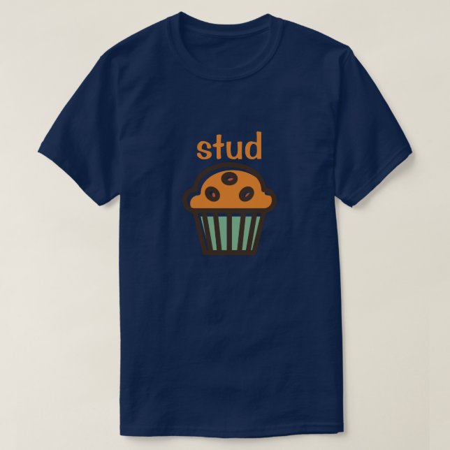 CAMISETA STUD MUFFIN (Frente do Design)